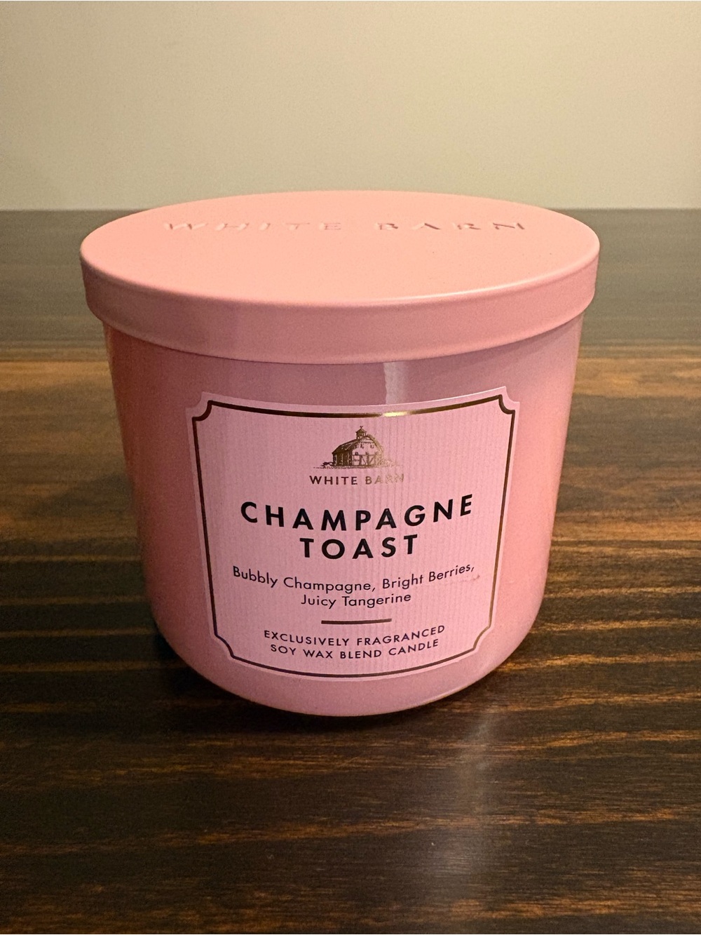 White Barn Champagne Toast 3-Wick Candle | 14.5 oz | NEW